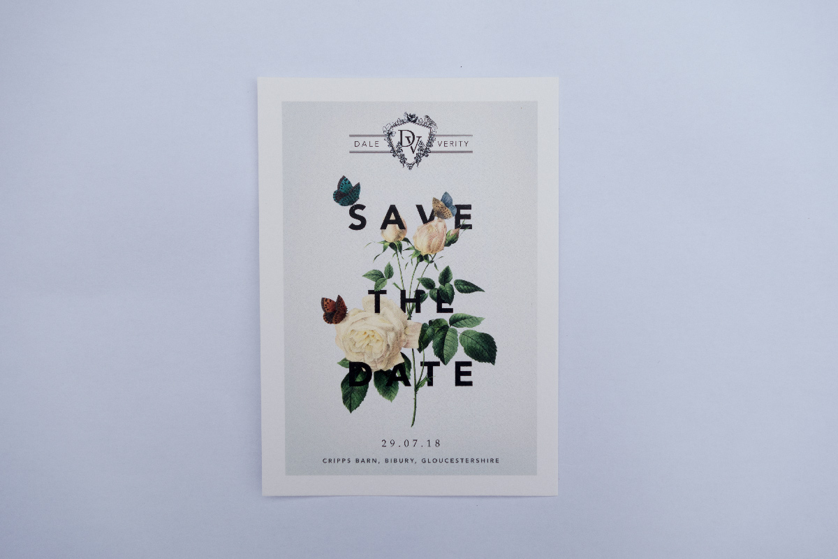 Save the Date invitation design
