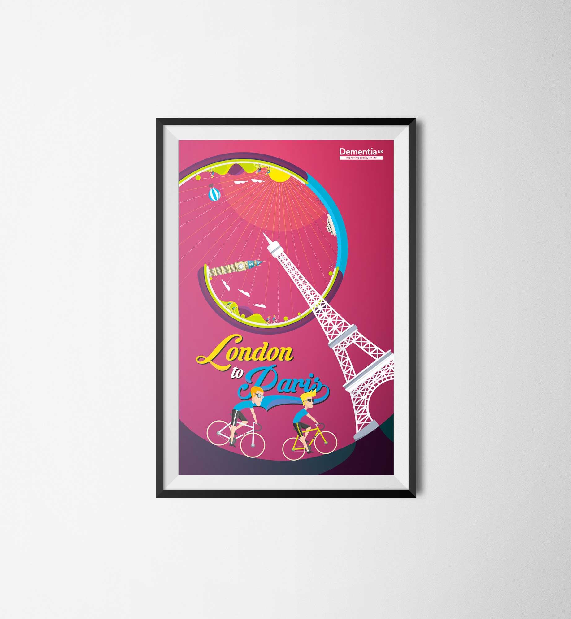 london to paris poster design 2