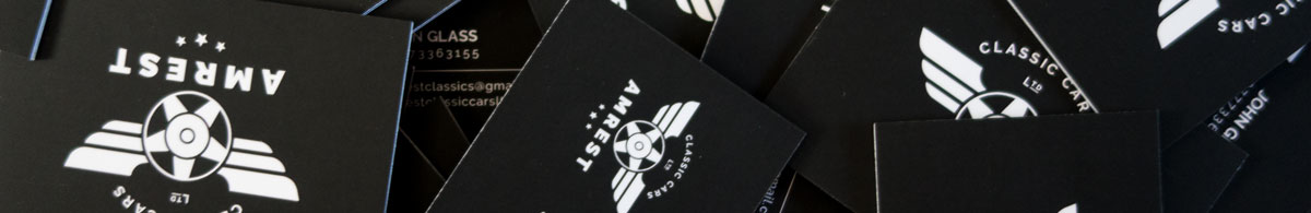 AMREST Classics Logo business card prev design