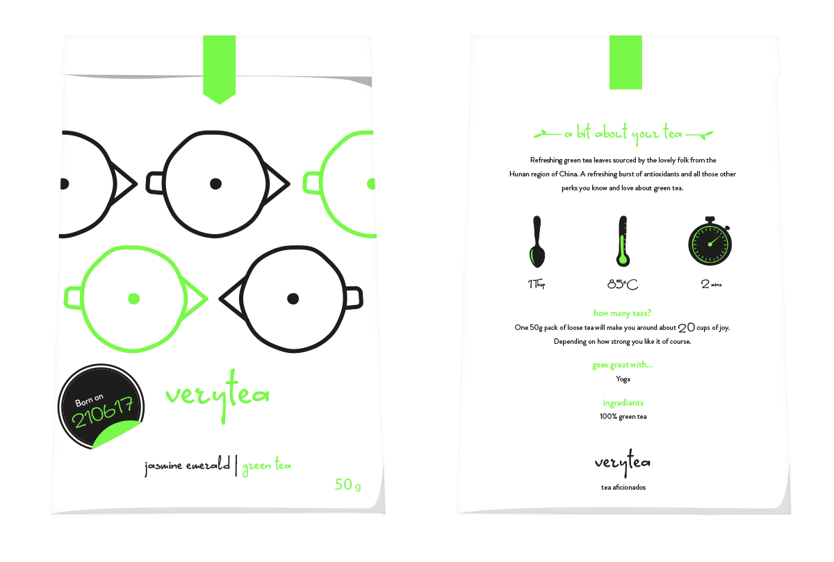 verytea tea branding design 3
